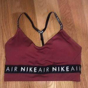 nike air high support sports bra